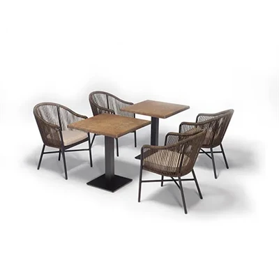 Restaurant-Set, Gartenmöbel, Straßenspeisesaal, Café