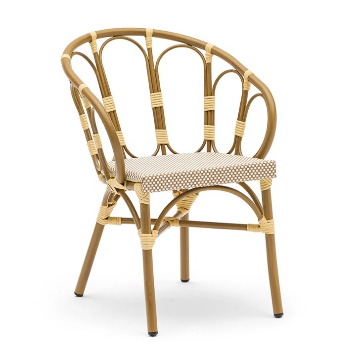 Aluminum Frame Textilene Restaurant Chair