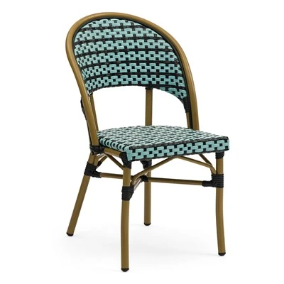 Garten-Rattan-Esszimmerstühle