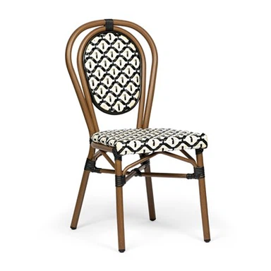 Aluminium-Bistrostuhl für den Außenbereich